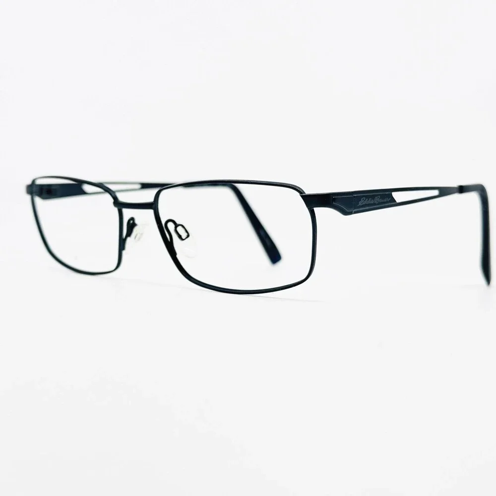 Eddie Bauer Eyeglasses Mens Black Titanium EB32028 55-16-140 55mm